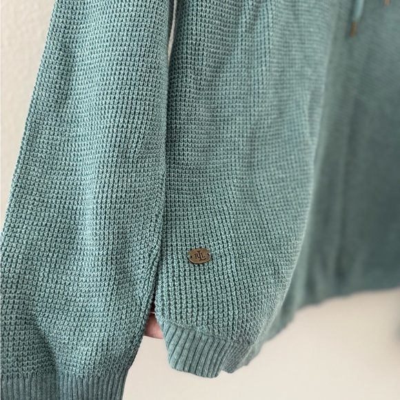 Ralph Lauren Teal Cowl Neck Sweater - Picture 2 of 6